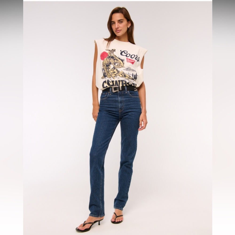 Abercrombie | Ultra High Rise 90s Straight Jean